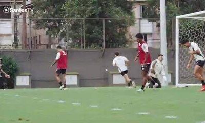Com Neymar, Santos volta aos treinos e inicia preparação para enfrentar o Fluminense