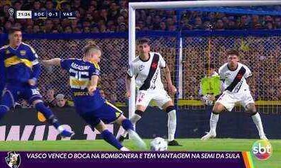 Vasco vence o Boca na Bombonera e tem vantagem na semi da Sula